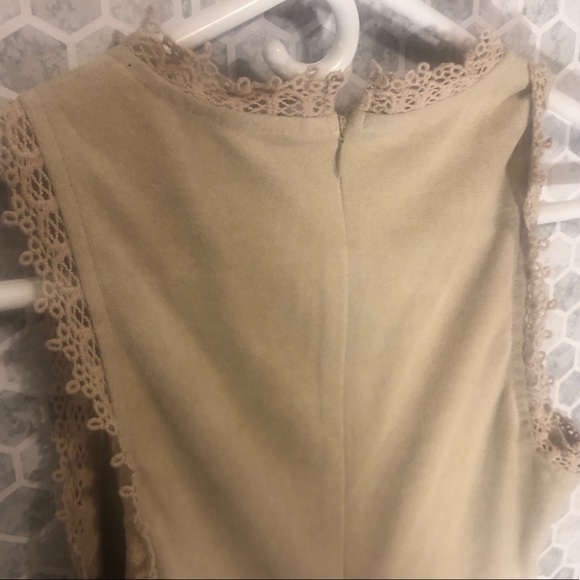 Francesca’s Taupe Suede Dress - Picture 8 of 8